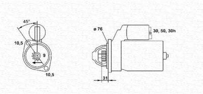 MAGNETI MARELLI 943251420010 -  Стартер